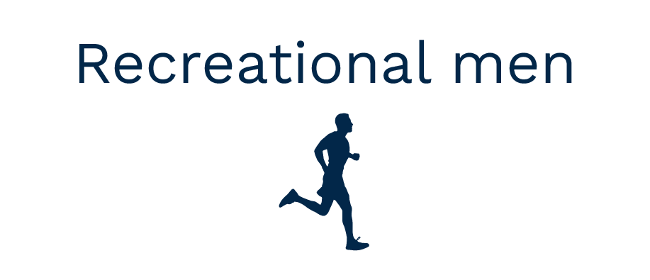 recreational men selected